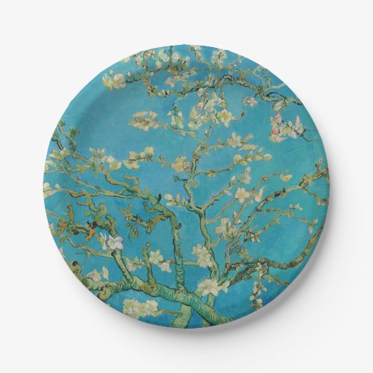Almond Tree blühend von Van Gogh Pappteller (Vorderseite)