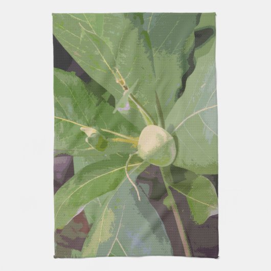 Almond Tree Closeup Handtuch (Vertikal)