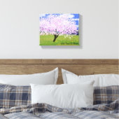 Almond Tree in Bloom Leinwanddruck (Insitu (Schlafzimmer))