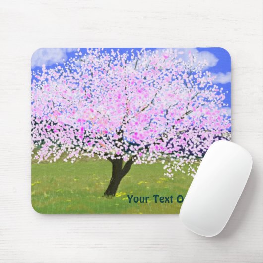 Almond Tree in Bloom Mousepad (Mit Mouse)