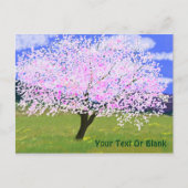 Almond Tree in Bloom Postkarte (Vorderseite)