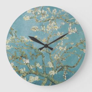 Almond tree in blossom by Vincent Van Gogh Große Wanduhr