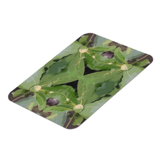 Almond Tree Pattern Magnet (Linke Seite)