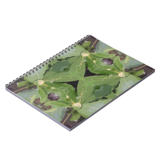 Almond Tree Pattern Notizblock (Linke Seite)