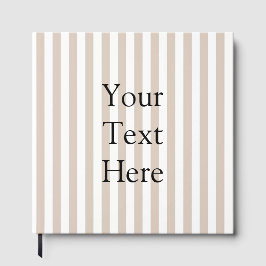 Almond & White Stripes  Gästebuch