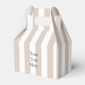 Almond & White Stripes  Geschenkschachtel (Vorderseite)