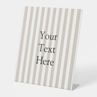 Almond & White Stripes  Sockelschild