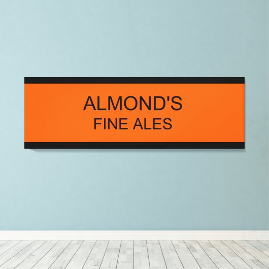 Almond's Fine Ales Leinwand (Insitu (Holzboden))
