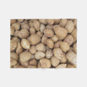 Almonds Herbstmuster Fleecedecke (Vorderseite (Horizontal))