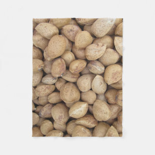 Almonds Herbstmuster Fleecedecke