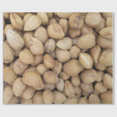 Almonds Herbstmuster Geschenkpapier (Flach)