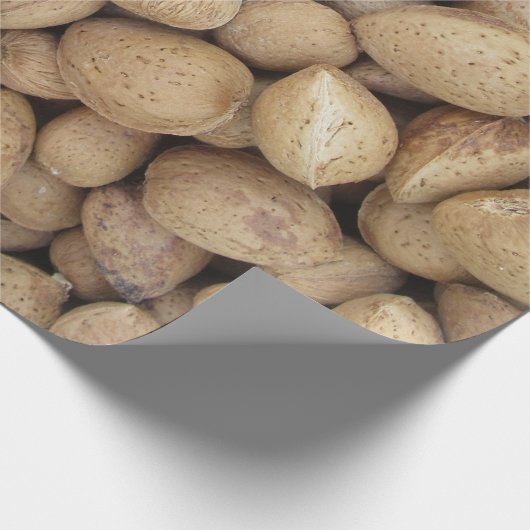Almonds Herbstmuster Geschenkpapier (Ecke)