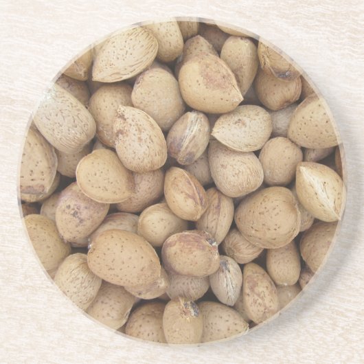 Almonds Herbstmuster Getränkeuntersetzer (Vorne)