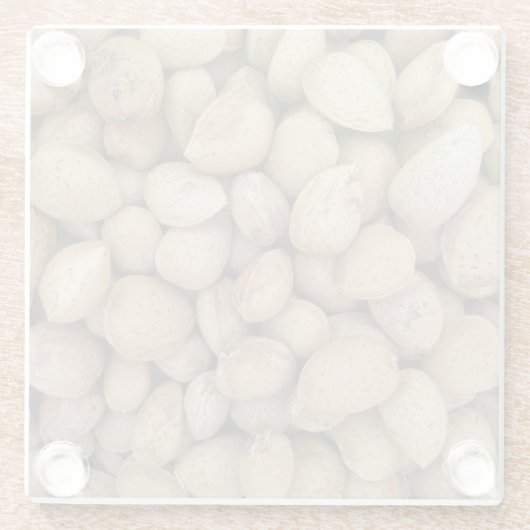 Almonds Herbstmuster Glasuntersetzer (Rückseite)