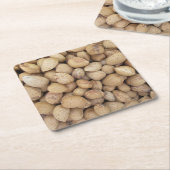 Almonds Herbstmuster Rechteckiger Pappuntersetzer (angewinkelt)