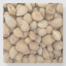 Almonds Herbstmuster Steinuntersetzer