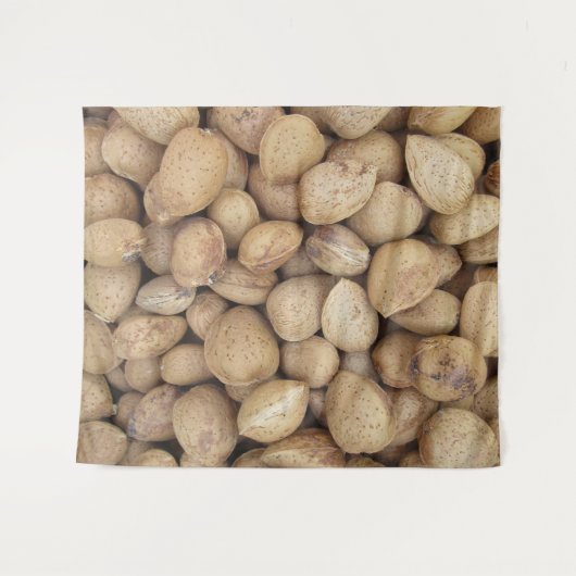 Almonds Herbstmuster Wandteppich (Vorderseite (Horizontal))