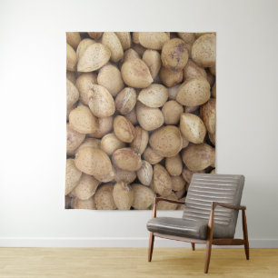 Almonds Herbstmuster Wandteppich