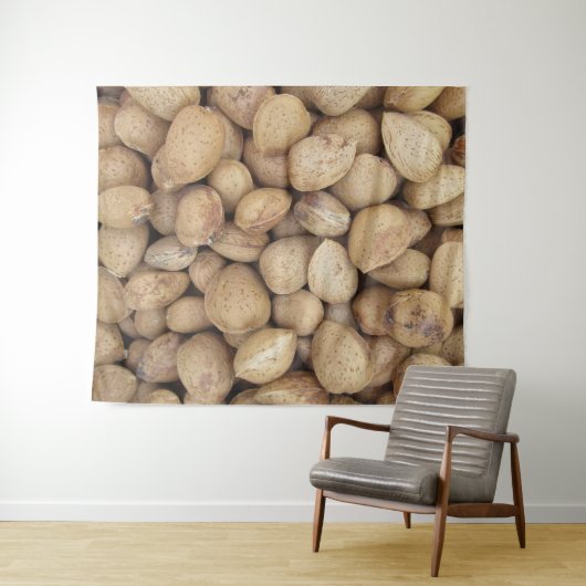 Almonds Herbstmuster Wandteppich (Beispiel (Horizontal))