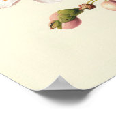 Almons Blossoms Blume Art Print Poster (Ecke)