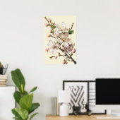 Almons Blossoms Blume Art Print Poster (Heimbüro)