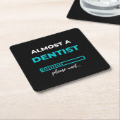 Almost A Dentist Rechteckiger Pappuntersetzer (angewinkelt)