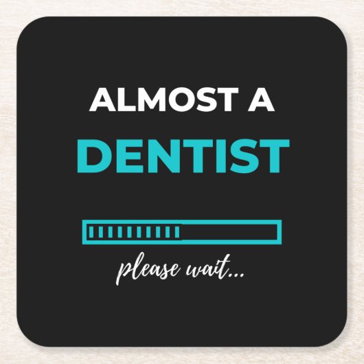 Almost A Dentist Rechteckiger Pappuntersetzer (Vorderseite)