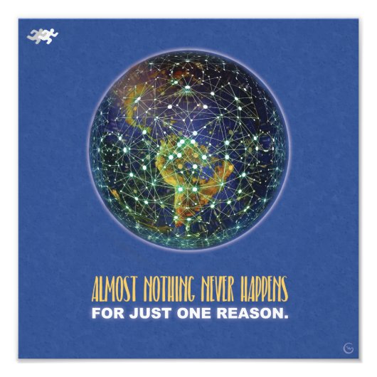 Almost nothing never happens for just one reason fotodruck (Vorne)