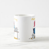 Almost Quitting Funny Overworked Burnout Kaffeetasse (Mittel)