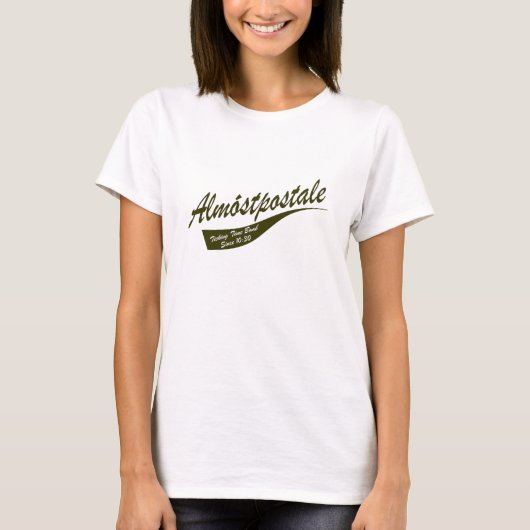 Almostpostale - Fast Postal Ladys Ringer T-Shirt (Vorderseite)