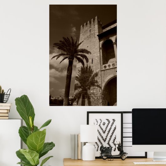 AlmudainaTower Poster (Heimbüro)