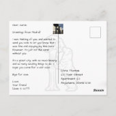 Almudena Kathedrale Madrid Spanien Moderne Postkarte (Rückseite)