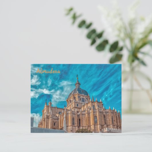 Almudena Madrid Postkarte (Stehend Vorderseite)