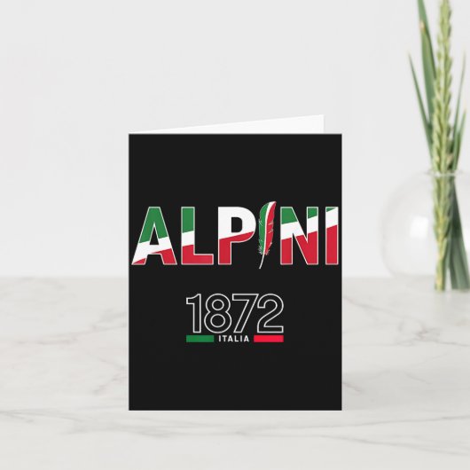 Alni Alni Pride Italiano Alne Hat  Karte (Vorderseite)