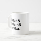 Alnitak Alnilam Mintaka | 3 Sterne des Orion - Gür Kaffeetasse (Vorderseite Links)