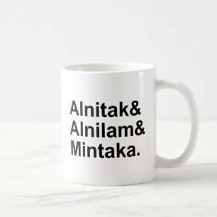 Alnitak Alnilam Mintaka   3 Sterne des Orion - Gür Kaffeetasse