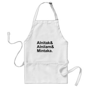 Alnitak Alnilam Mintaka 3 Sterne des Orion - Gür Schürze