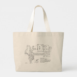 Alnwick Castle, Kilt Gent, Scottie Dog-Tasche Jumbo Stoffbeutel
