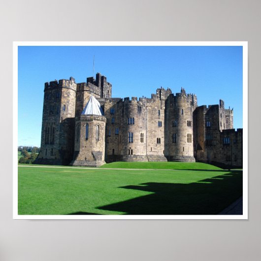 Alnwick Castle, Northumberland, England Poster (Vorne)