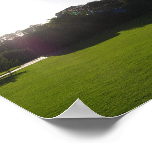 Alnwick Castle Panoramic Poster (Ecke)