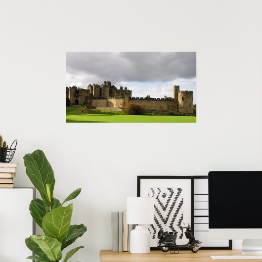 Alnwick Castle Poster (Heimbüro)