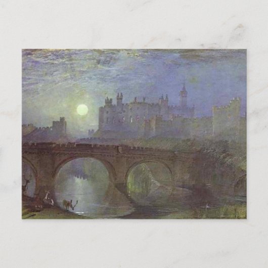 Alnwick Castle Postkarte (Vorderseite)