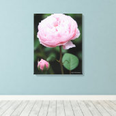 Alnwick Castle Rose Leinwanddruck (Insitu (Holzboden))