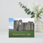 Alnwick Castle UK Postkarte (Stehend Vorderseite)
