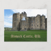 Alnwick Castle UK Postkarte (Vorderseite)