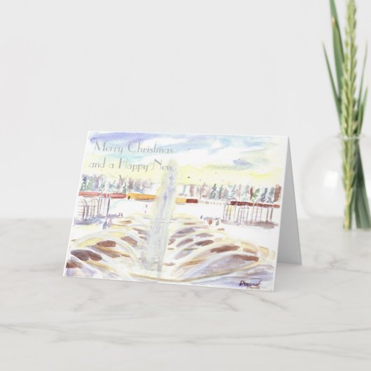 Alnwick Garden Weihnachtskarte Feiertagskarte (Vorderseite)