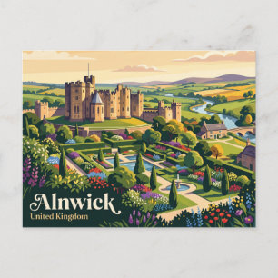 Alnwick, Northumberland, Vereinigtes Königreich Postkarte
