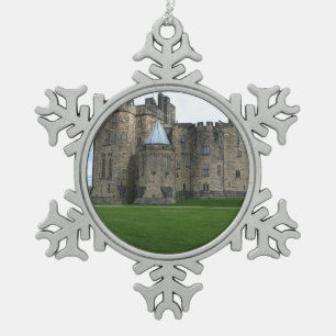 Alnwick-Schloss Großbritannien Schneeflocken Zinn-Ornament