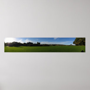 Alnwick-Schloss panoramisch Poster