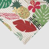 ALO-HO-HO-HA Hawaiian Tropical Holiday Wrapping P Seidenpapier (Detail)